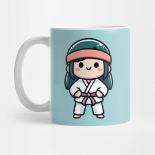 Karate mom in Japanese Style design Mug